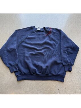Embroidered Navy Crewneck Sweatshirt -ISMBS California
